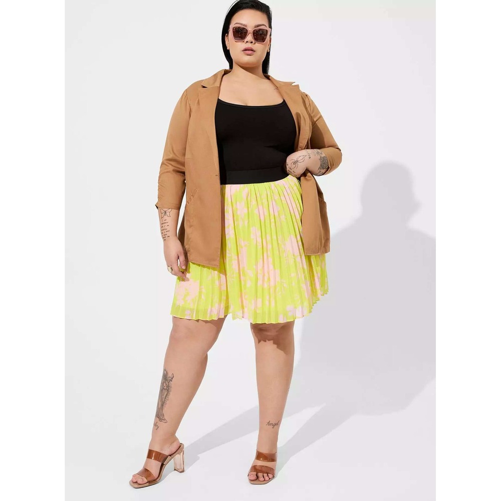 Chiffon Pleated Mini‎ Skirt